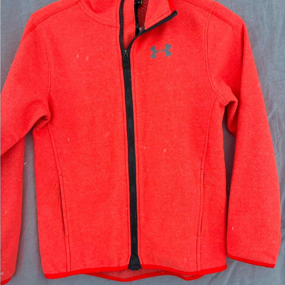 Under Armour Bright Orange ColdGear Fleece Jacket